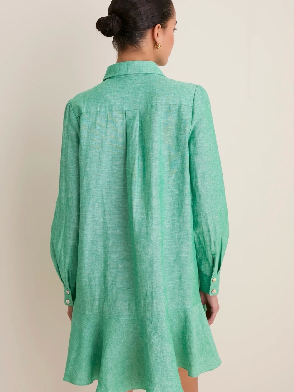 Tuckernuck Sea Green Callahan Shirt Dress XS - Picture 4 of 8